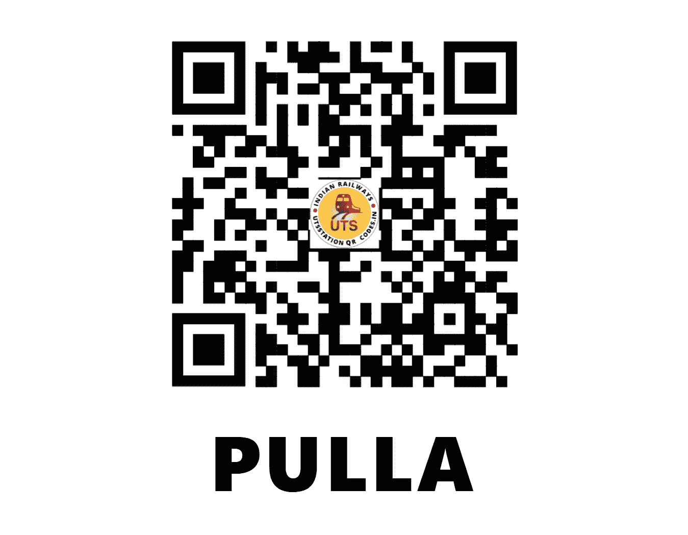 UTS QR Code for PULLA - PUA (SC - ANDHRA PRADESH)